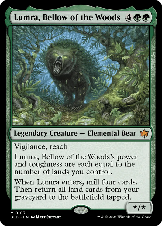 Lumra, Bellow of the Woods (BLB-183) - [Bloomburrow] - Emmett's ToyStop