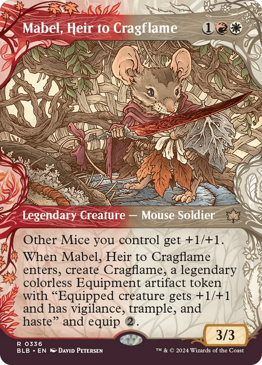 Mabel, Heir to Cragflame (BLB-336) - [Bloomburrow] - Emmett's ToyStop