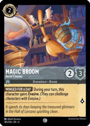 Magic Broom - Aerial Cleaner (185/204) Cold Foil - Ursulas Return - Emmett's ToyStop