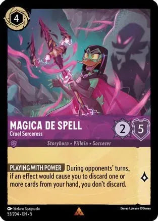 Magica De Spell - Cruel Sorceress (53/204) Cold Foil - Shimmering Skies - Emmett's ToyStop