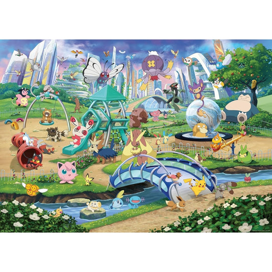 Pokemon Breakout Jigsaw Puzzle (Eevee and Park)