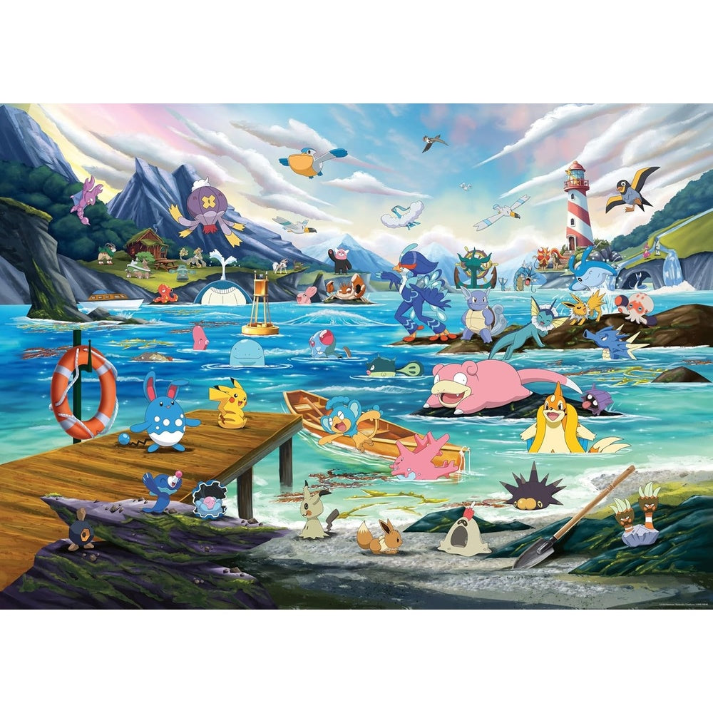 Pokemon Breakout Jigsaw Puzzle (Vaporeon and Temperate Marine)