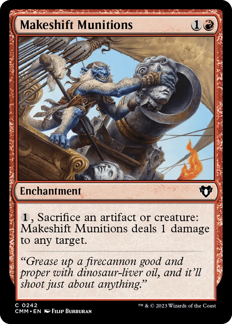 Makeshift Munitions [Commander Masters] - Emmett's ToyStop