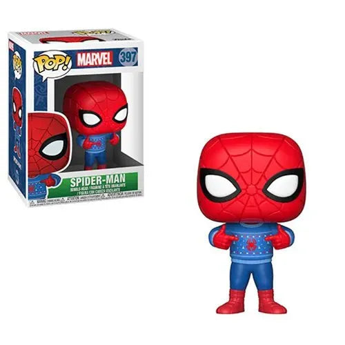 Marvel Holiday Spider-Man Ugly Sweater Funko Pop! Vinyl Figure - Emmett's ToyStop