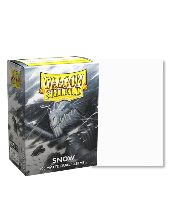 Dragon Shield - 100ct Standard Size - Dual Matte Snow