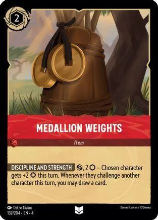 Medallion Weights (132/204) Cold Foil - Ursulas Return - Emmett's ToyStop