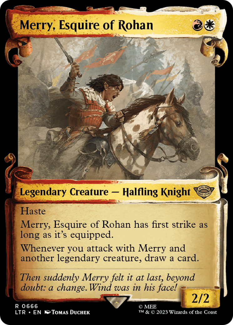 Merry, Esquire of Rohan [The Lord of the Rings: Tales of Middle-Earth Showcase Scrolls] - Emmett's ToyStop