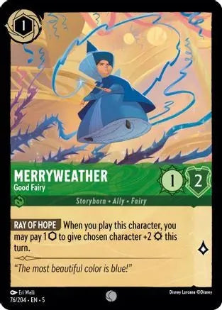 Merryweather - Good Fairy (76/204) Cold Foil - Shimmering Skies - Emmett's ToyStop