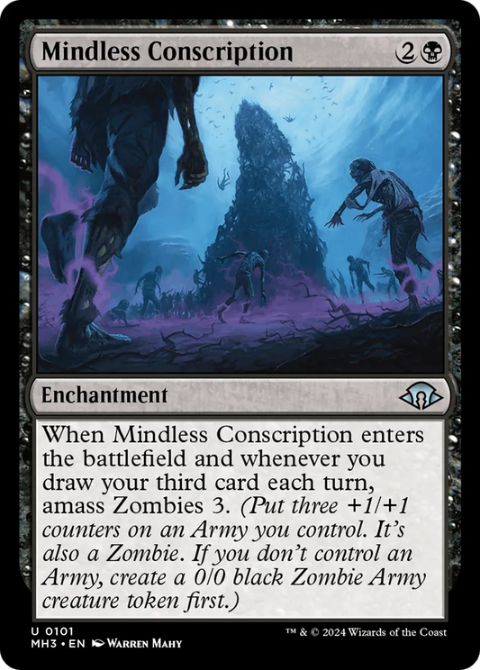 Mindless Conscription (MH3-101) - [Modern Horizons 3] - Emmett's ToyStop