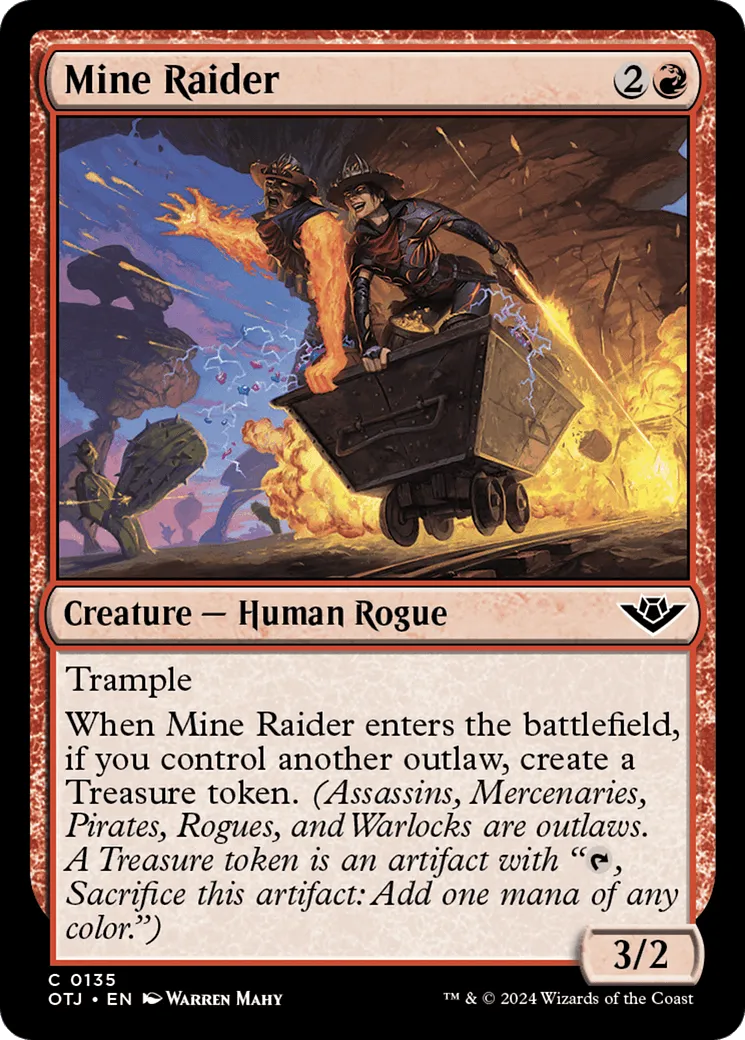 Mine Raider (OTJ-135) - [Outlaws of Thunder Junction] Foil - Emmett's ToyStop