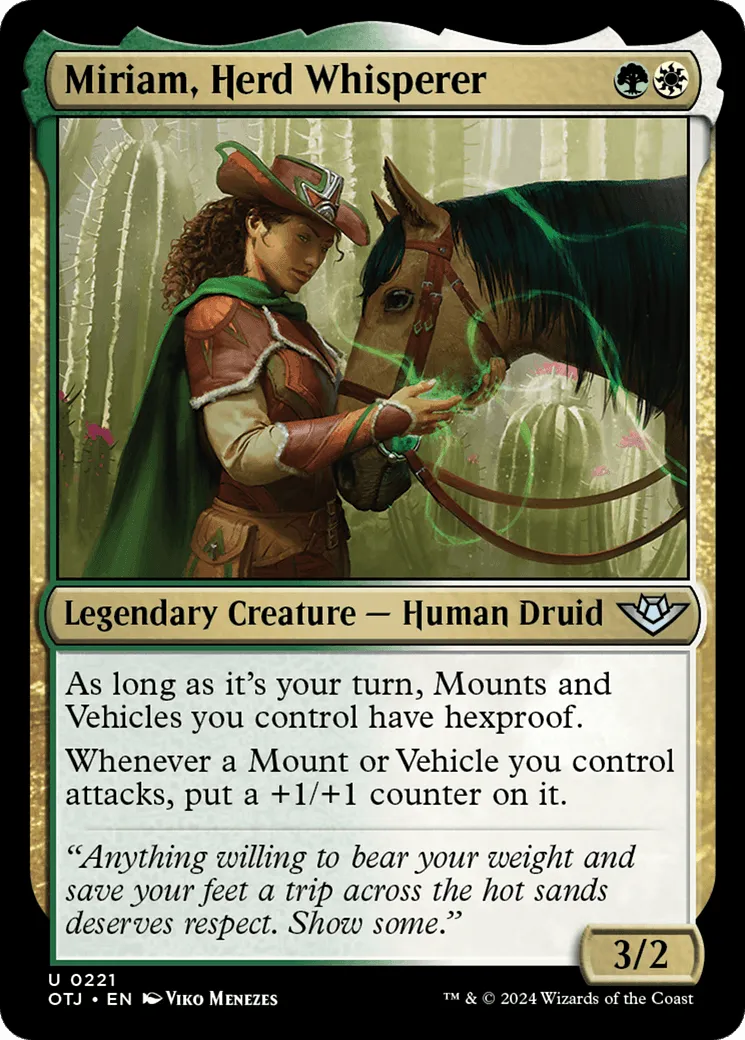 Miriam, Herd Whisperer (OTJ-221) - [Outlaws of Thunder Junction] - Emmett's ToyStop