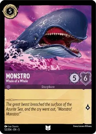 Monstro - Whale of a Whale (52/204) Cold Foil - Shimmering Skies - Emmett's ToyStop