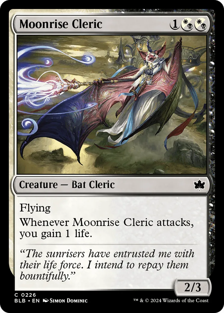 Moonrise Cleric (BLB-226) - [Bloomburrow] Foil - Emmett's ToyStop