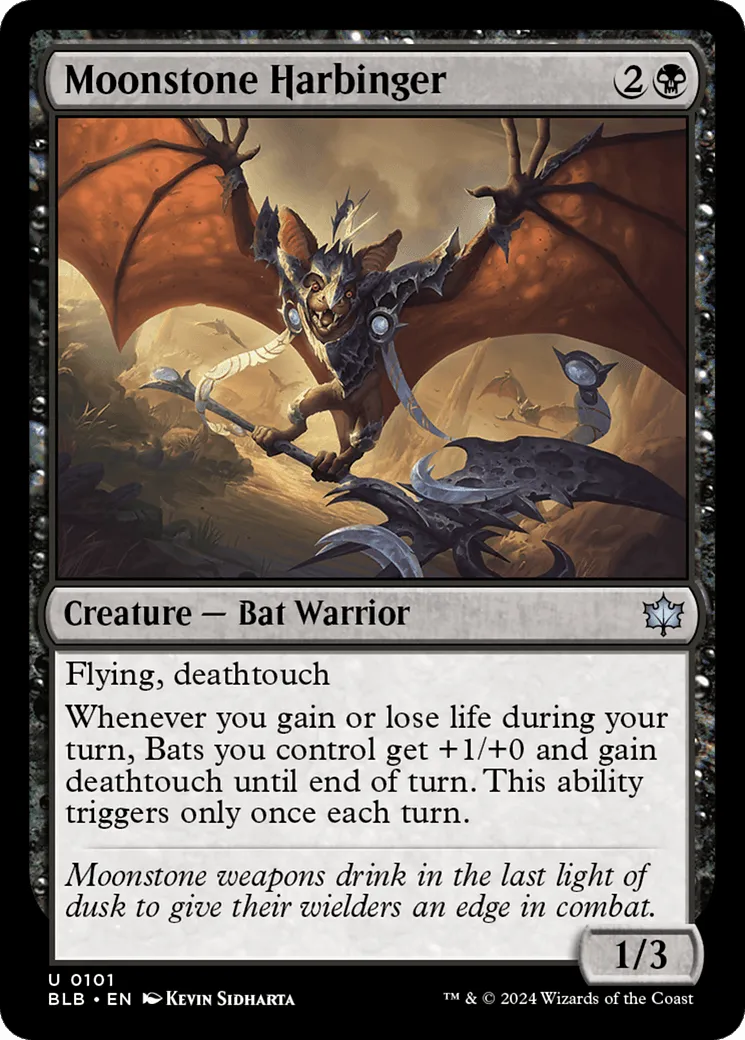 Moonstone Harbinger (BLB-101) - [Bloomburrow] Foil - Emmett's ToyStop