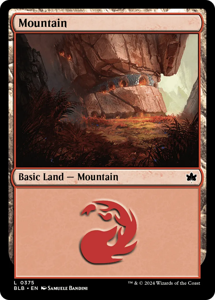 Mountain (BLB-375) - [Bloomburrow] Foil - Emmett's ToyStop