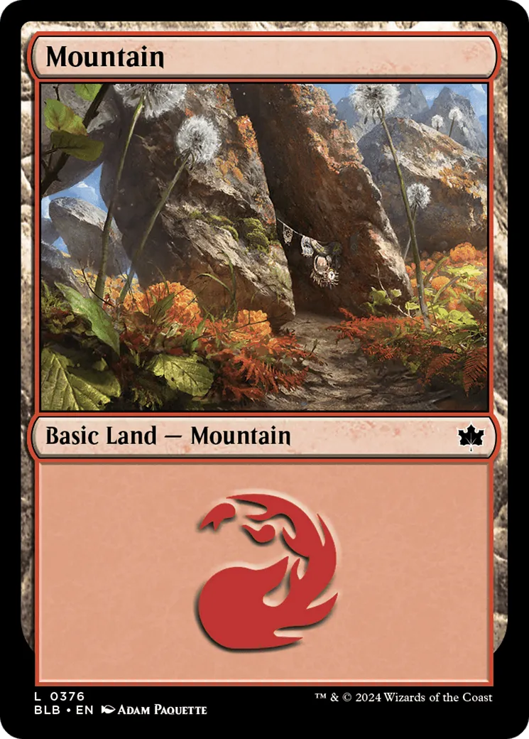 Mountain (BLB-376) - [Bloomburrow] Foil - Emmett's ToyStop