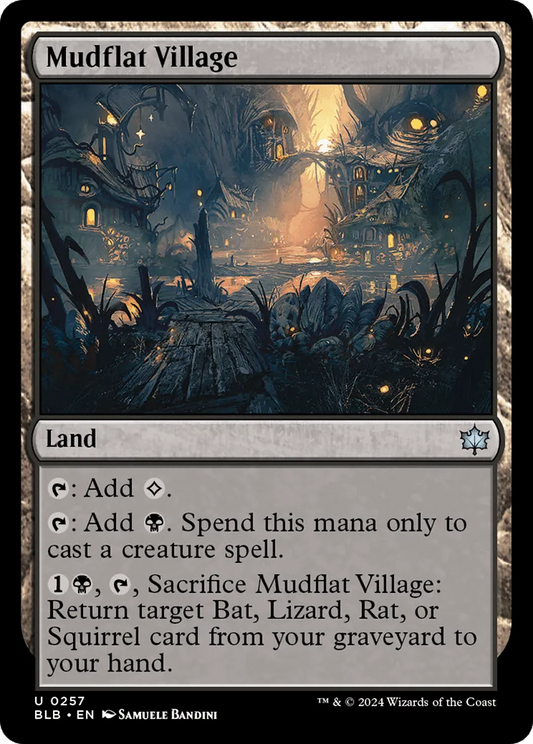 Mudflat Village (BLB-257) - [Bloomburrow] Foil - Emmett's ToyStop