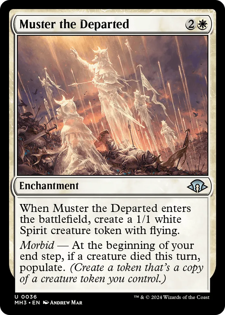 Muster the Departed (MH3-036) - [Modern Horizons 3] - Emmett's ToyStop