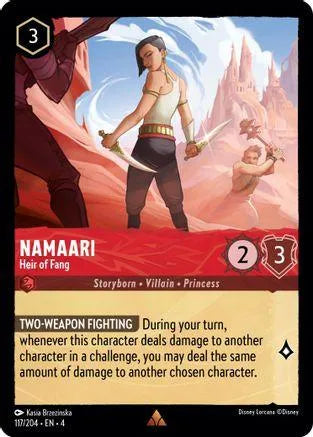 Namaari - Heir of Fang (117/204) Cold Foil - Ursulas Return - Emmett's ToyStop