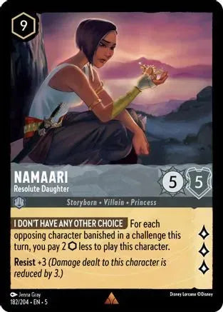 Namaari - Resolute Daughter (182/204) Cold Foil - Shimmering Skies - Emmett's ToyStop