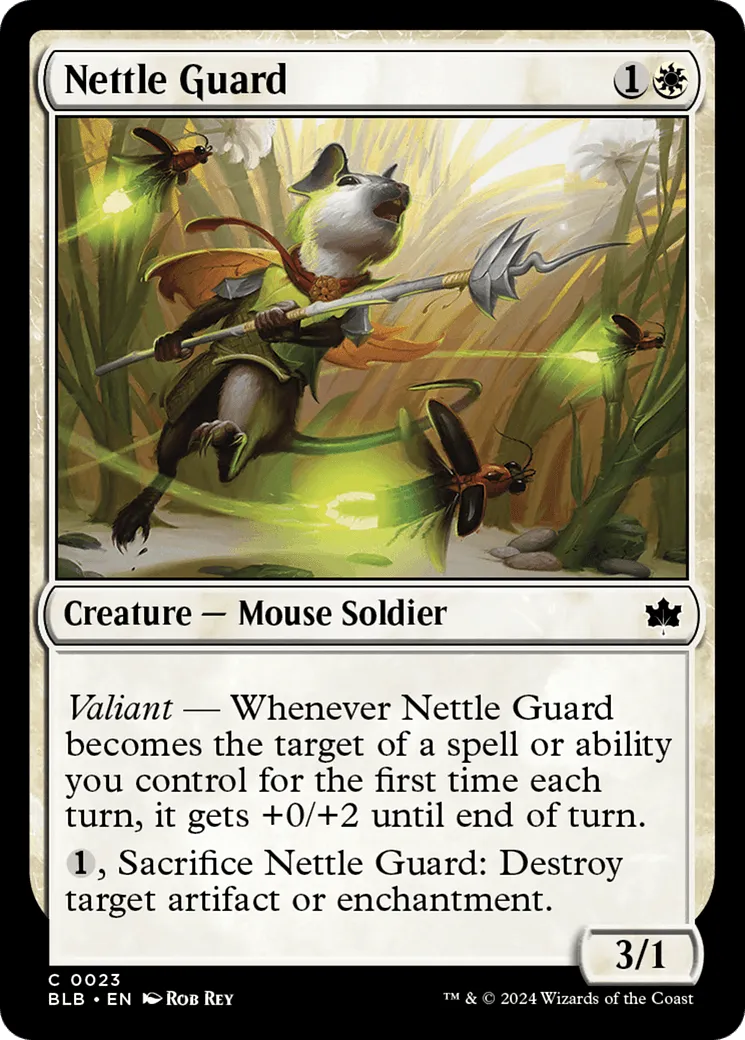 Nettle Guard (BLB-023) - [Bloomburrow] Foil - Emmett's ToyStop