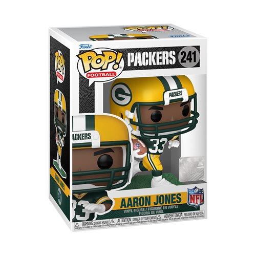 NFL Packers Aaron Jones Funko Pop! Vinyl Figure #241 - Emmett's ToyStop