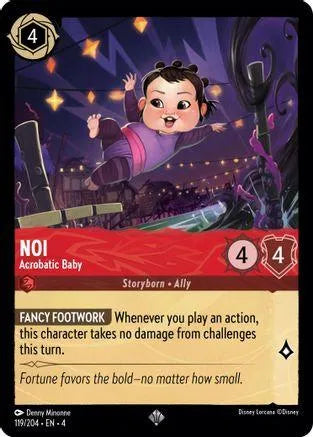 Noi - Acrobatic Baby (119/204) Cold Foil - Ursulas Return - Emmett's ToyStop