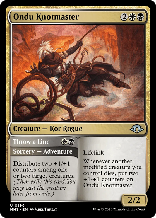 Ondu Knotmaster // Throw a Line (MH3-196) - [Modern Horizons 3] - Emmett's ToyStop