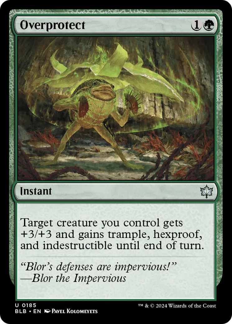 Overprotect (BLB-185) - [Bloomburrow] Foil - Emmett's ToyStop