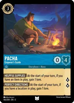 Pacha - Emperor's Guide (143/204) Cold Foil - Shimmering Skies - Emmett's ToyStop