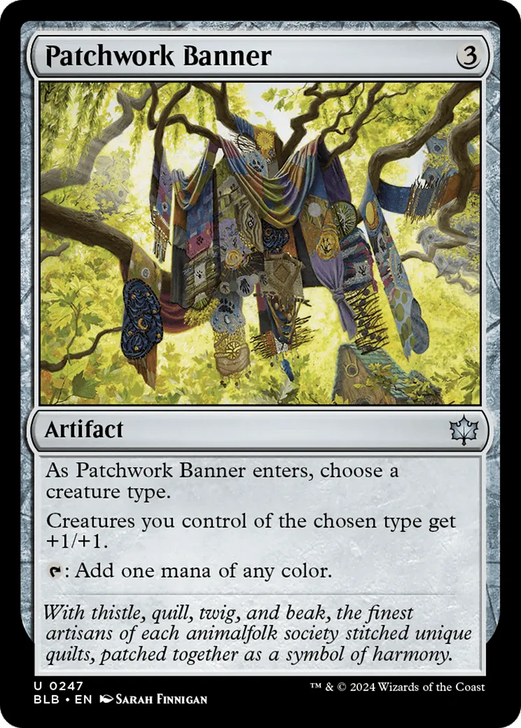 Patchwork Banner (BLB-247) - [Bloomburrow] Foil - Emmett's ToyStop