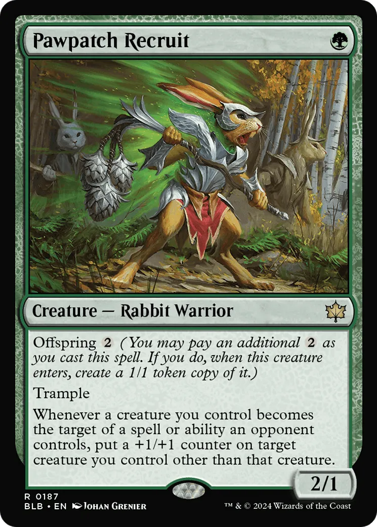 Pawpatch Recruit (BLB-187) - [Bloomburrow] Foil - Emmett's ToyStop