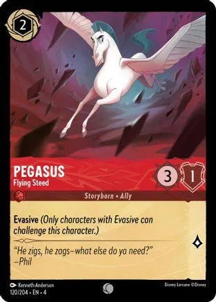 Pegasus - Flying Steed (120/204) Cold Foil - Ursulas Return - Emmett's ToyStop