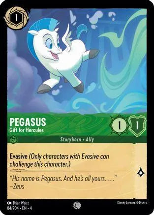 Pegasus - Gift for Hercules (84/204) Cold Foil - Ursulas Return - Emmett's ToyStop