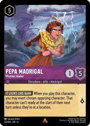 Pepa Madrigal - Weather Maker (53/204) Cold Foil - Ursulas Return - Emmett's ToyStop