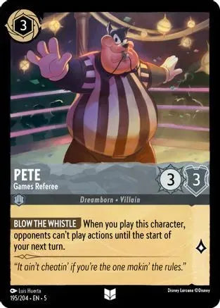 Pete - Games Referee (195/204) Cold Foil - Shimmering Skies - Emmett's ToyStop