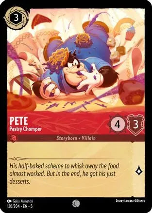 Pete - Pastry Chomper (120/204) Cold Foil - Shimmering Skies - Emmett's ToyStop