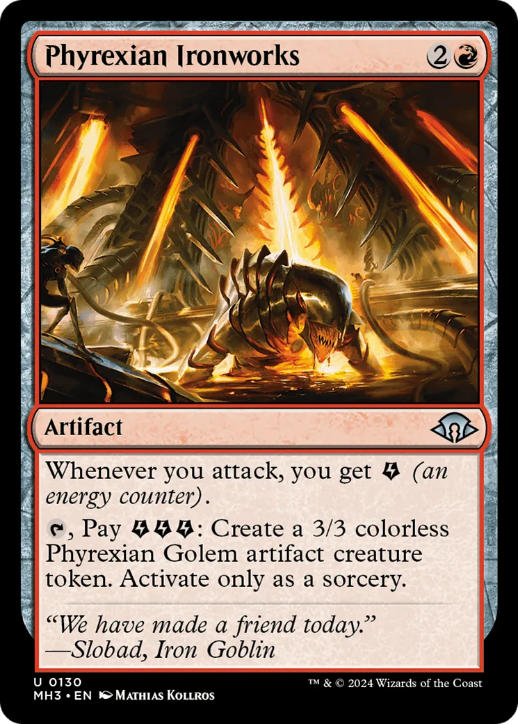 Phyrexian Ironworks (MH3-130) - [Modern Horizons 3] - Emmett's ToyStop