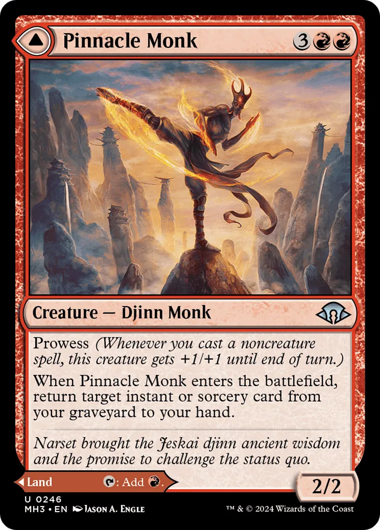 Pinnacle Monk // Mystic Peak (MH3-246) - [Modern Horizons 3] - Emmett's ToyStop