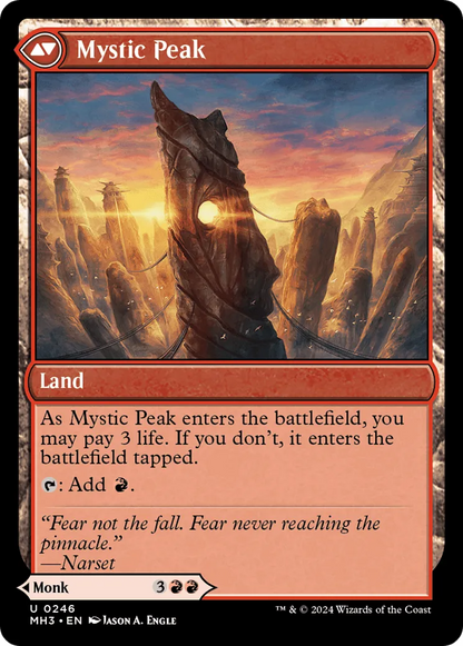 Pinnacle Monk // Mystic Peak (MH3-246) - [Modern Horizons 3] Foil - Emmett's ToyStop