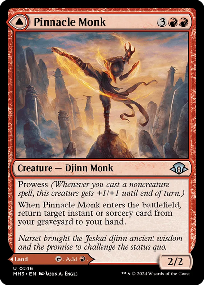 Pinnacle Monk // Mystic Peak (MH3-246) - [Modern Horizons 3] Foil - Emmett's ToyStop