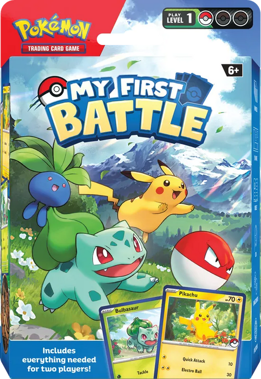 Pokemon - First Battle - Bulbasaur and Pikachu - Emmett's ToyStop