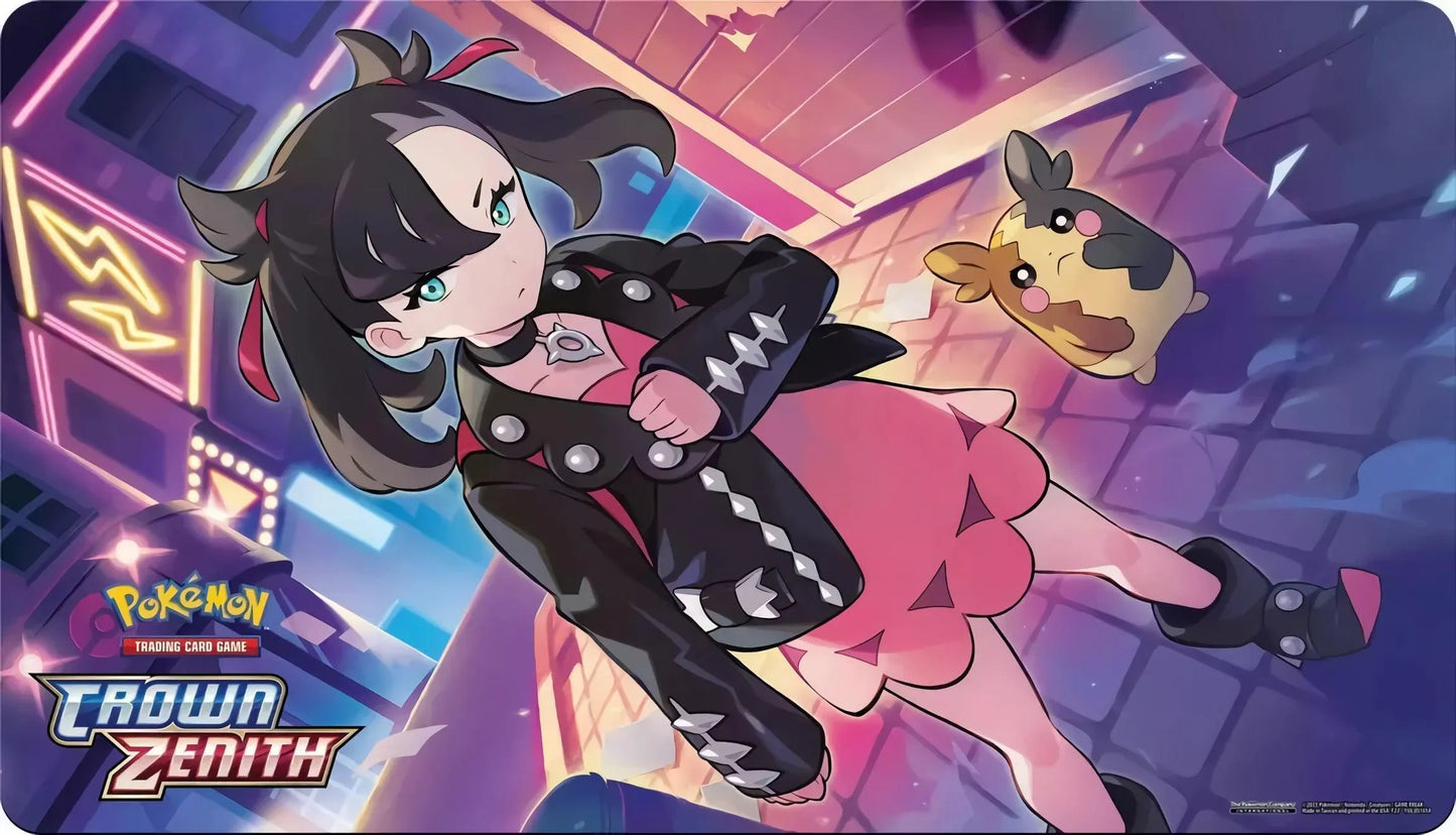 Pokemon Playmat | Crown Zenith Marnie & Morpeko - Emmett's ToyStop