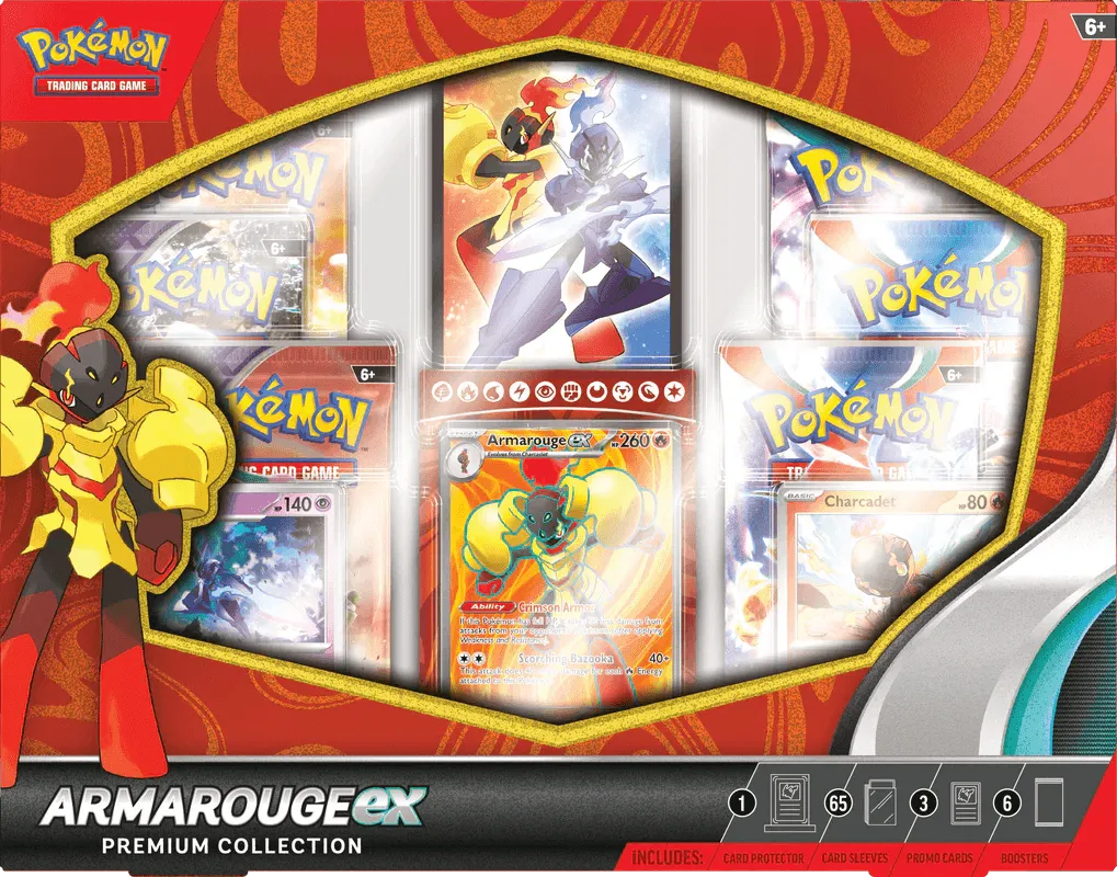 Pokémon TCG: Armarouge Ex Premium Collection Box - Emmett's ToyStop