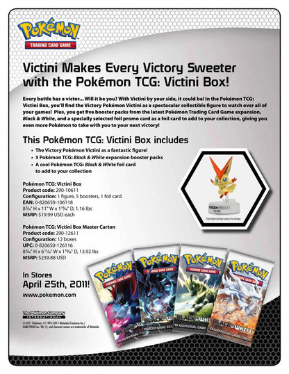 Pokémon TCG: Black & White - Victini Box - Emmett's ToyStop