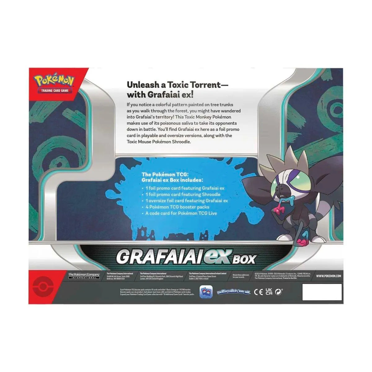 Pokémon TCG: Grafaiai ex Box - Emmett's ToyStop