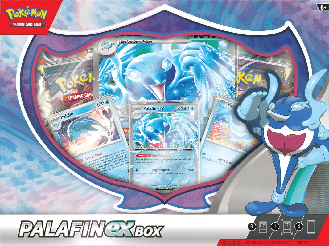 Pokémon TCG: Palafin ex Box - Emmett's ToyStop