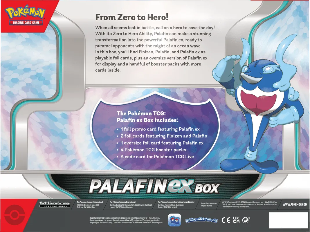 Pokémon TCG: Palafin ex Box - Emmett's ToyStop