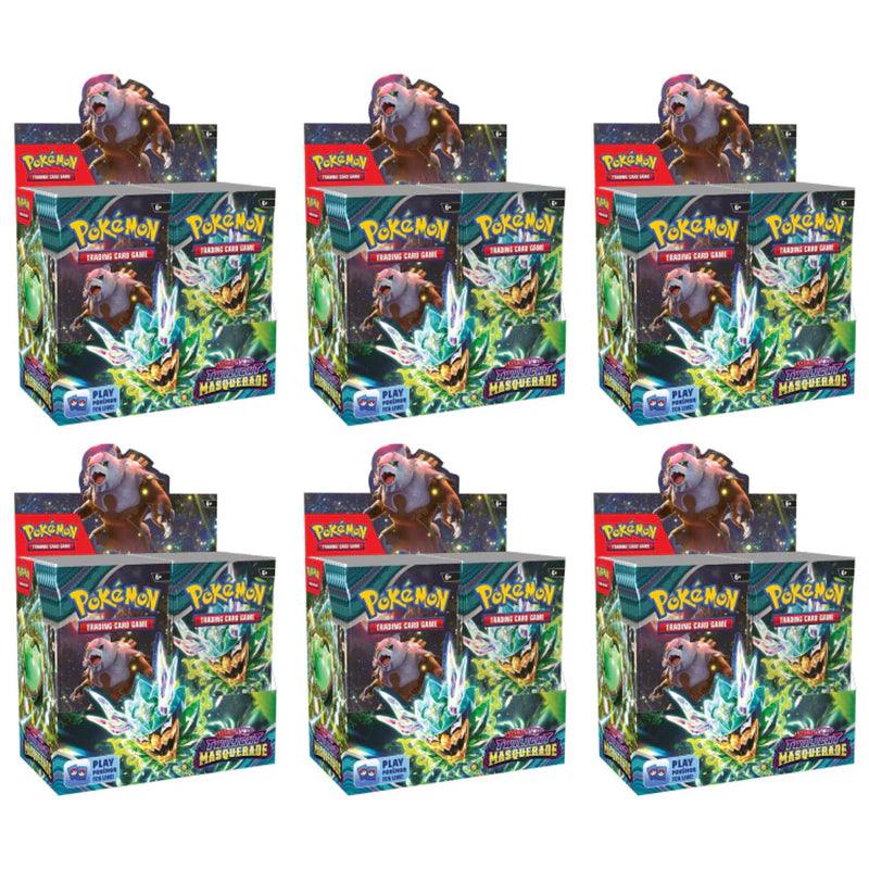 Pokémon TCG: Scarlet & Violet: Twilight Masquerade - Booster Box Case (6 Booster Boxes) - Emmett's ToyStop