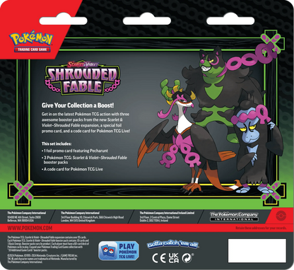 Pokémon TCG: Scarlet & Violet—Shrouded Fable 3-Pack Blister - Emmett's ToyStop